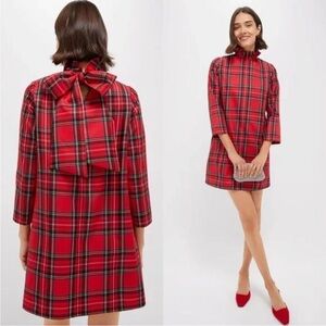 NWT Tuckernuck Womens XS Royal Stewart Tartan Daphne Red Plaid Dress Holiday